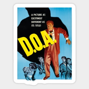 D.O.A. (1950) Movie Poster Sticker